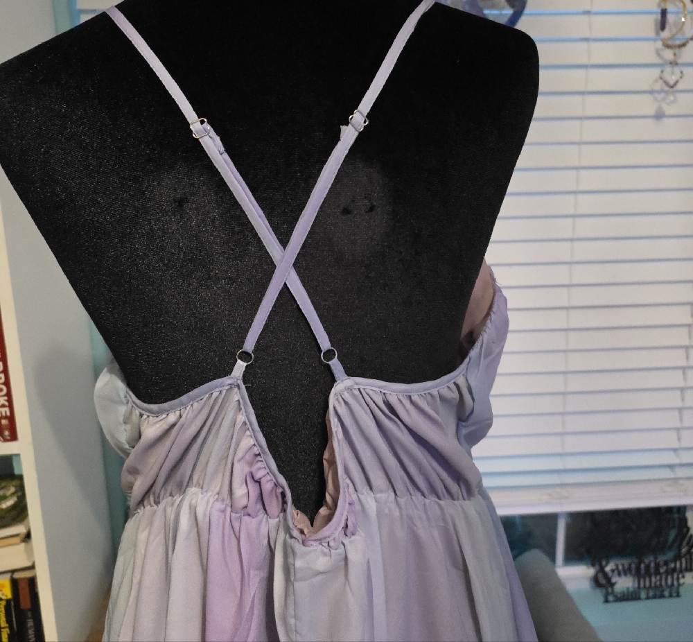 SHEIN Lavender Ombre Maxi Dress - Picture 3 of 3